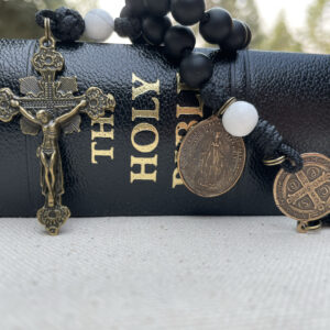 Bronze Saint Benedict Rosary