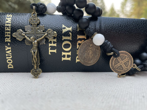 Bronze Saint Benedict Rosary