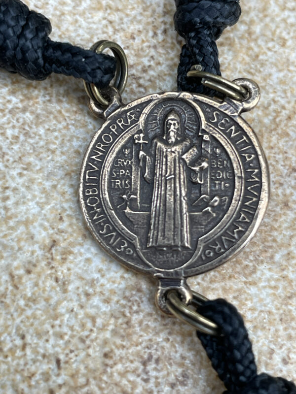 Bronze Saint Benedict Rosary - Image 10
