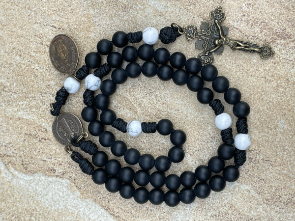 Bronze Saint Benedict Rosary - Image 8